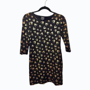MCQ Alexander McQueen Large Swallow Long sleeve dress Size S